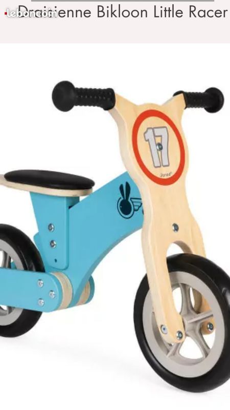 Draisienne Janod Bikeloon Little Racer neuve (image 1)