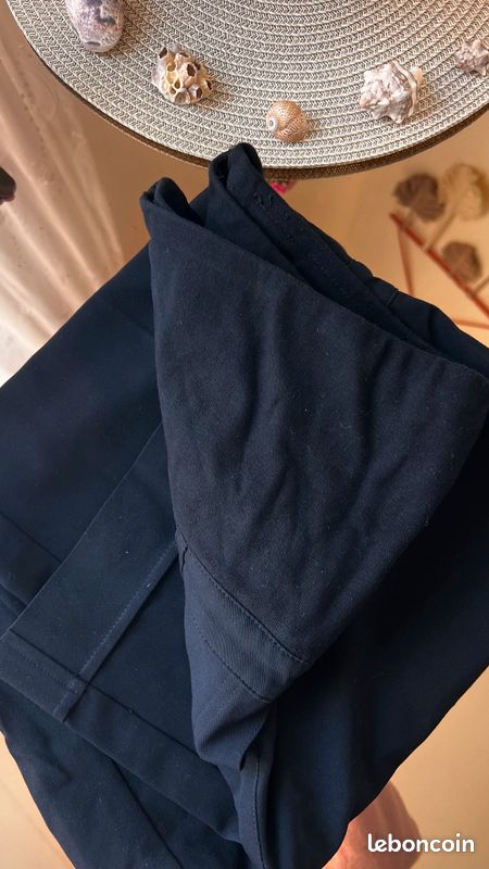 Pantalon à pinces grossesse noir (image 7)