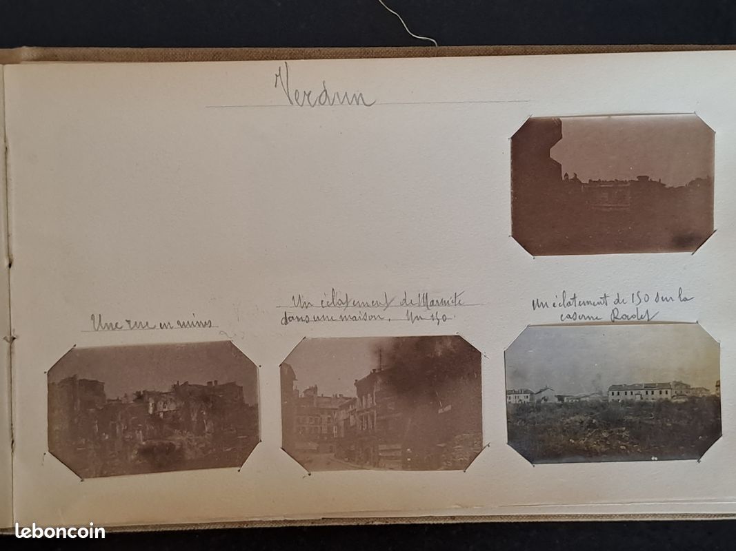 GUERRE 14-18 - ALBUM de 158 PHOTOS ORIGINALES - Plusieurs Régiments d'Infanterie: 40è,15è, 116è, 7è, 6è (image 15)