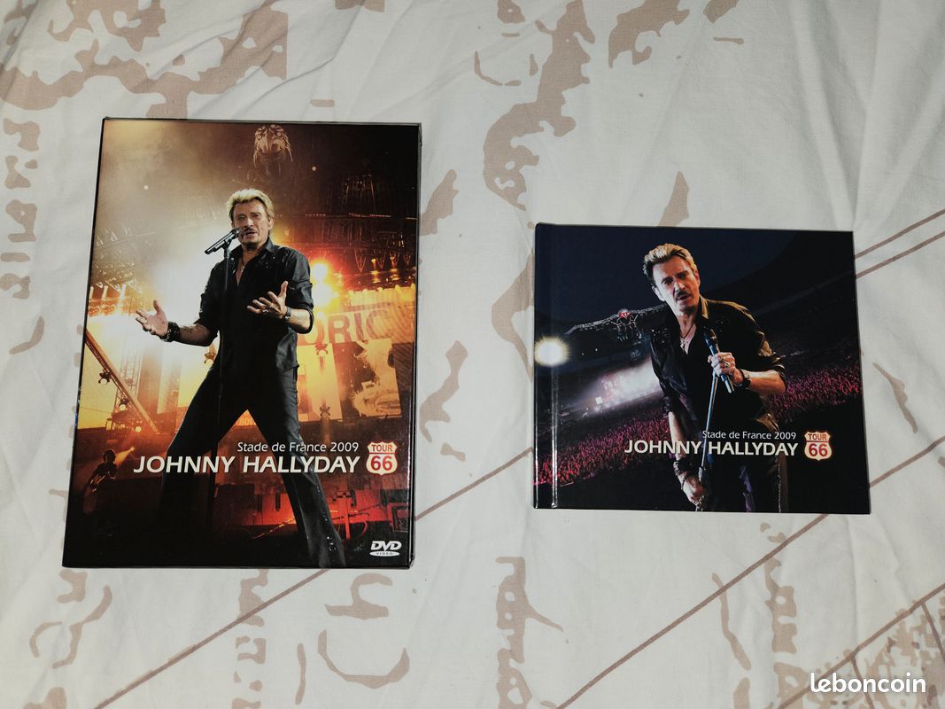 Johnny hallyday "tour 66" (coffret 3 cd + coffret 2 dvd) édition luxe (image 1)