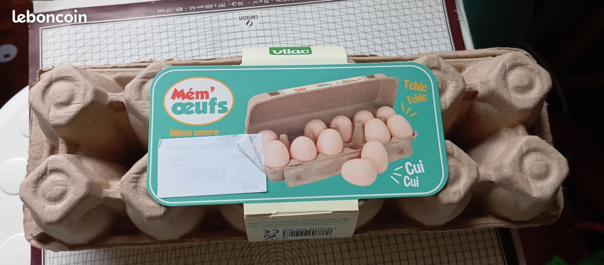 Mémo sonore boîte d'oeufs (image 2)