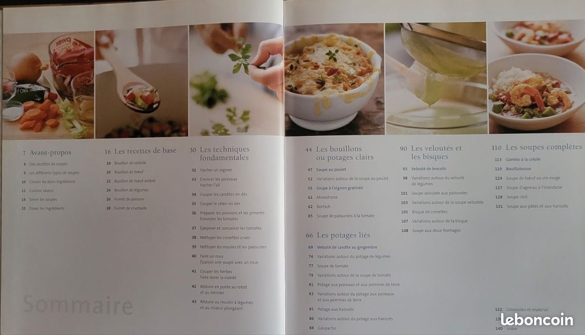 Livre "SOUPES, POTAGES ET VELOUTÉS" (image 3)