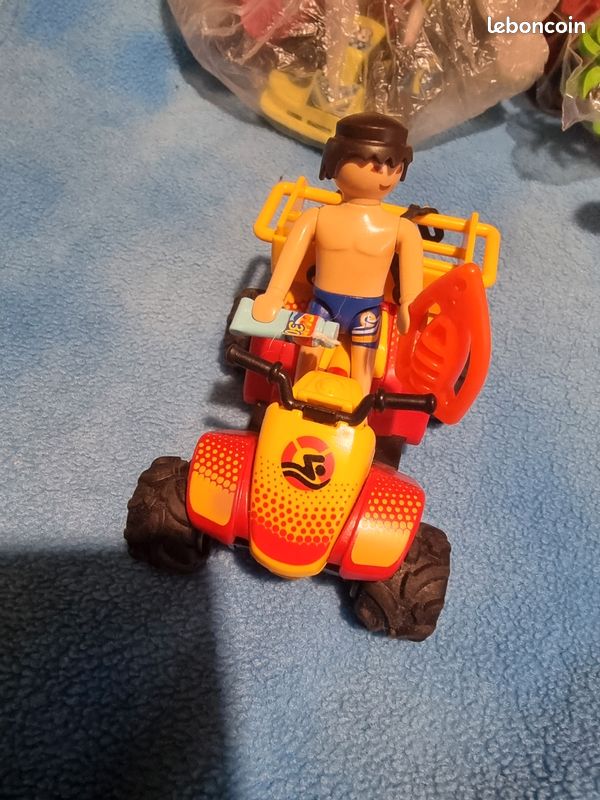 Playmobil sauveteur en quad (image 1)