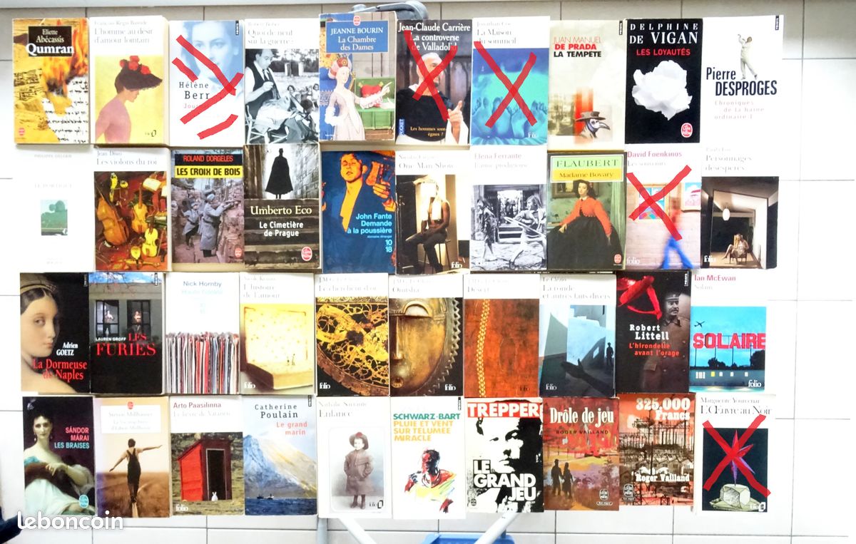 VENTE À L'UNITÉ possible – 1 EURO CHACUN - LITTÉRATURE, HISTOIRE, POLARS Balzac Barbusse Flaubert Homère Le Clezio Voltaire Desproges Marai Bloch Petit - Doyle James Japrisot Jonquet Leseleuc Mirande (image 1)
