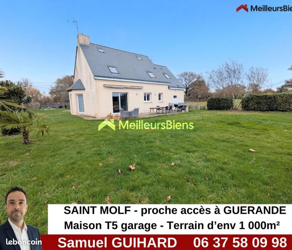 Maison 5 pièces 130 m² · à Saint-Molf · 130 m² · 363 000 €