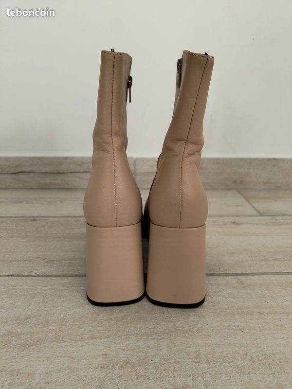 Bottines off white creme (image 3)