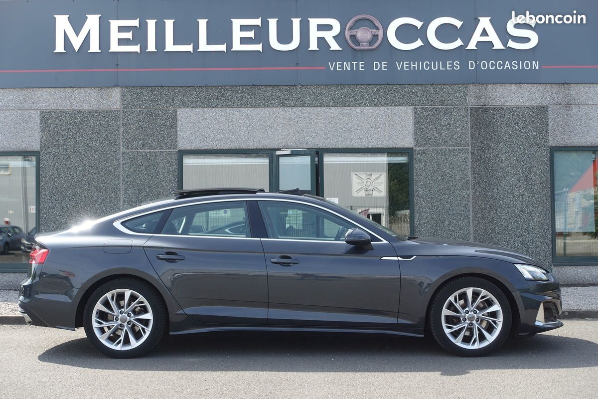 A5 Sportback 35 Tdi S-Tronic Mhev 163ch Virtual cockpit/Cuir sport chauffant/Toit ouvrant/Caméra/Régulateur adaptatif/Carplay/1°main/Garantie 12 mois (image 6)