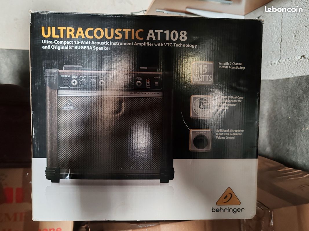 Ampli acoustique Behringer Ultracoustic AT108 – 15W (image 5)