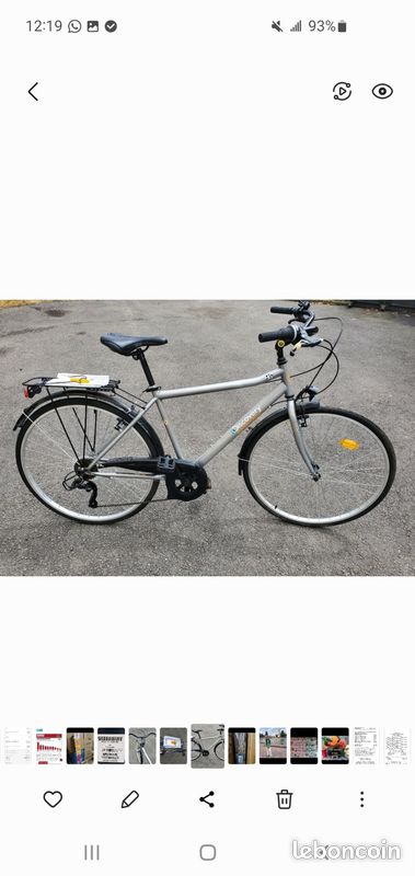 Vélo 28" Discovery adventures cadre gris Homme neuf (image 1)