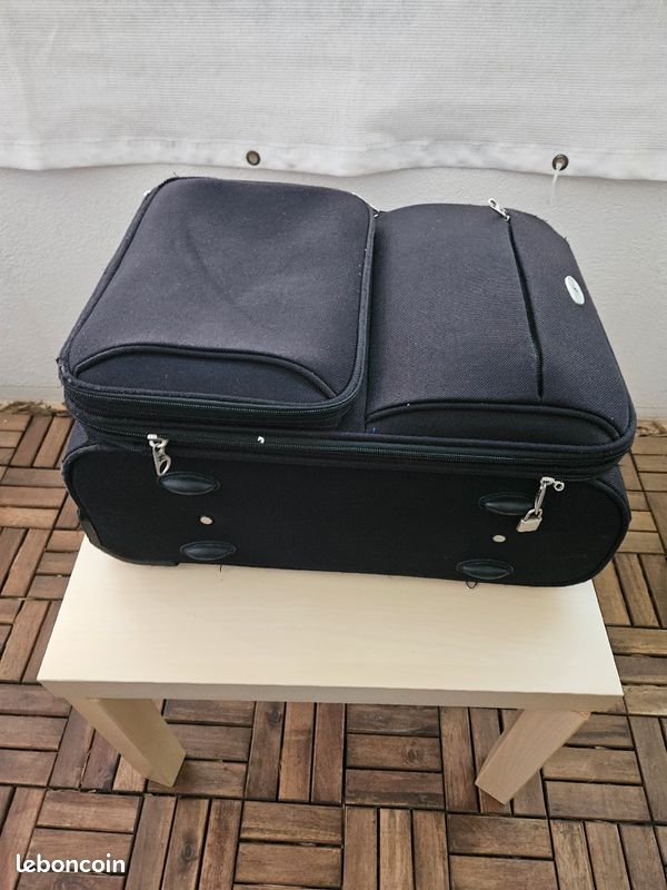 Valise noir pratique extensible (image 13)