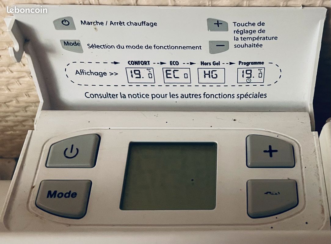 Radiatur électrique Noirot Calidou 1500W - Double corps de chauffe (image 2)