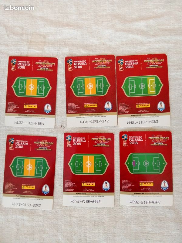 Lot De 40 Cartes De Football Équipe De Russie – Mixte, Sans Doublon – Coupe Du Monde, EURO