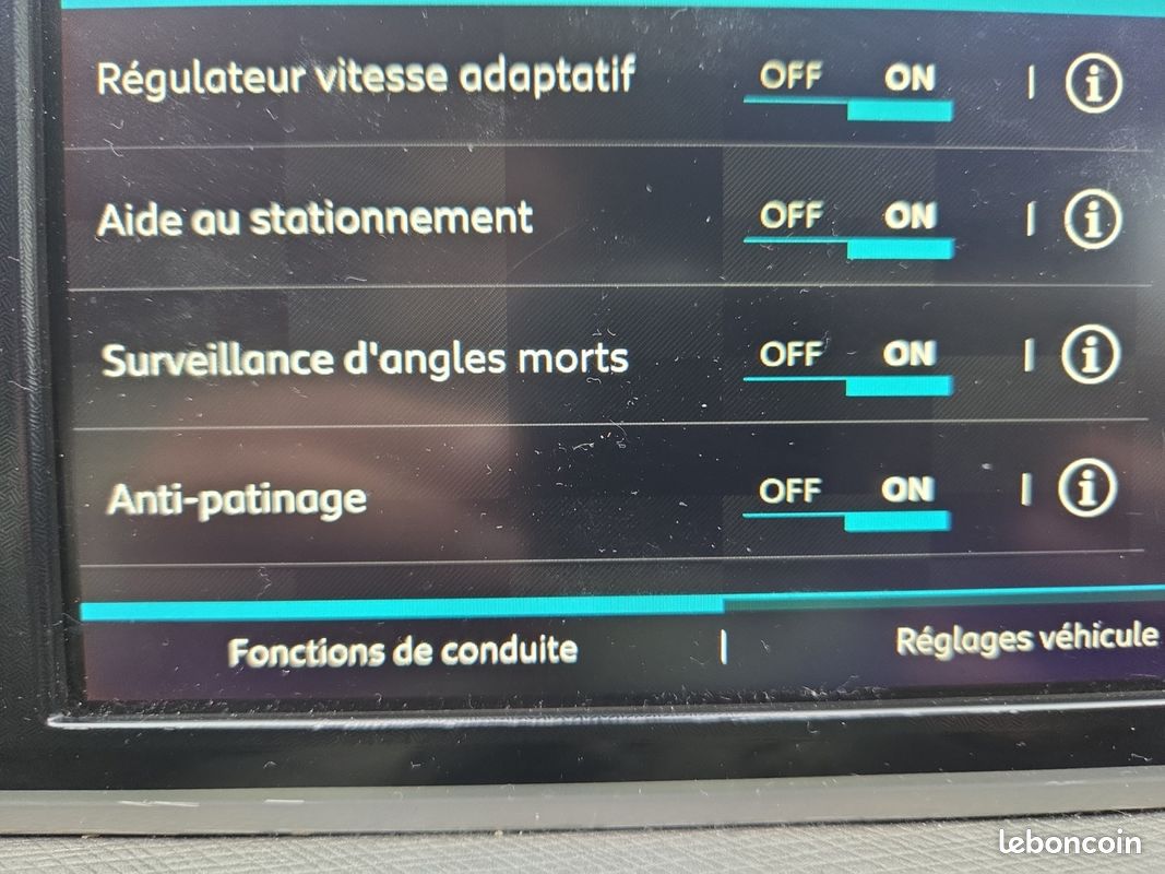 CITROEN C4 Picasso 130ch Shine EAT6 / Caméra 360 / Full Leds directionnels / Sièges massants / Android carplay / Entretien Citroen / Distrib faite (image 19)