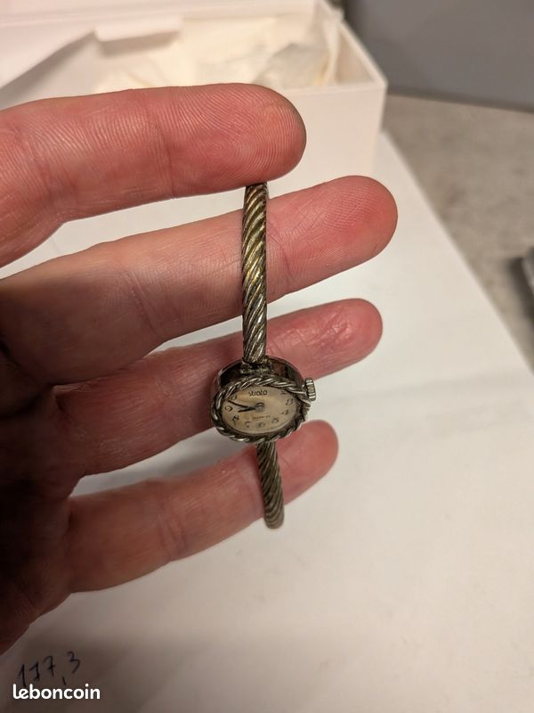 Montre Vintage Suisse STRATO Boldor – Modèle Classique Des Années 70 – Occasion Bon état