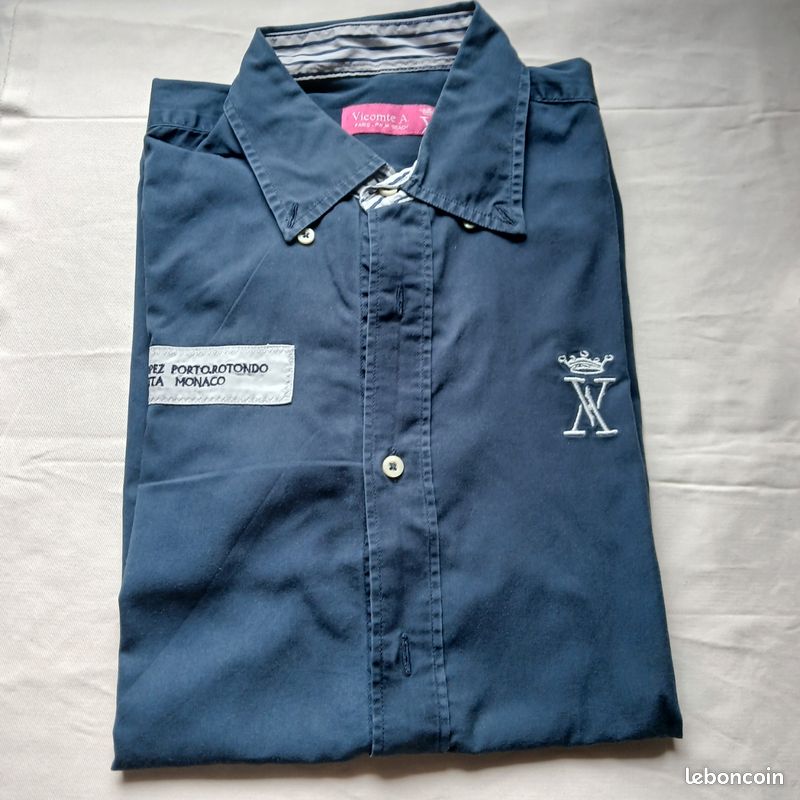 Ensemble 2 pièces chemise boutonnée bleu marine et short Carter’s 3T