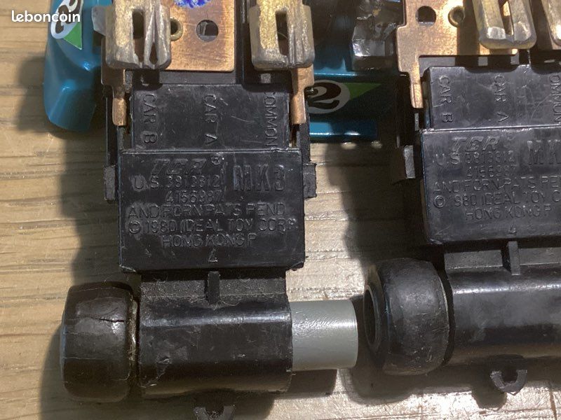 Bien lire 2 karting TCR MK3 circuit électrique - Ideal Toy Corp vintage 80 - Jeux & Jouets
