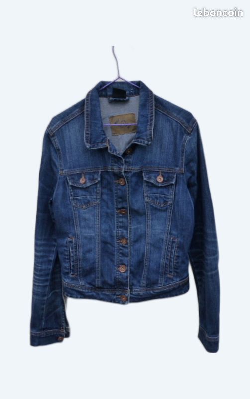 Blouson en jean femme (image 1)