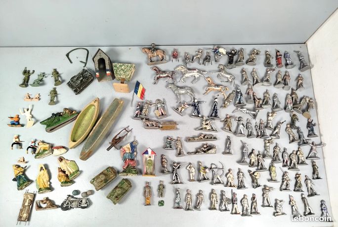 Lot dé soldat de plomb ancien militaire ancien jouet vintage