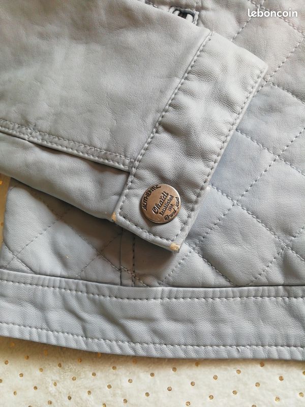 Veste imitation cuir 10 ans (image 1)