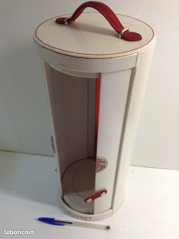 Vintage, coffret en cuir champagne Gosset (image 3)