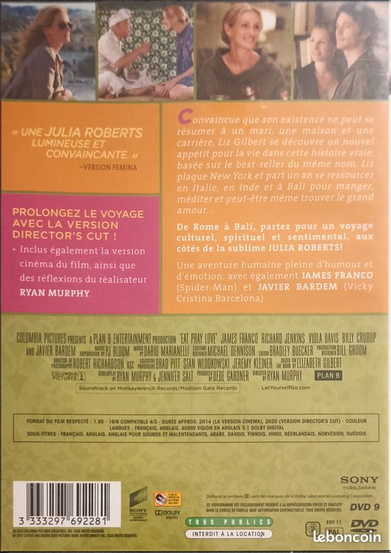 Dvd . Mange prie aime . Vf (image 2)