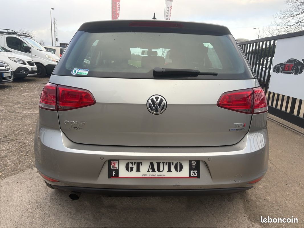 Volkswagen Golf 7 BLUEMOTION TECHNOLOGY 1.6 TDI 105ch, Distribution neuve, radar 360°, GPS (image 3)