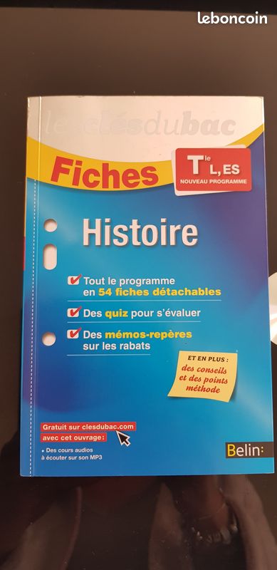 Les clés du bac Terminale ES,L (image 1)