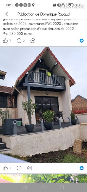 Maison 6 pièces 130 m² · à Guerbigny · 130 m² · 225 000 €