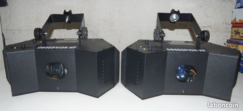 Paire de Chauvet Obession HP sous garantie avec Flycase (image 1)