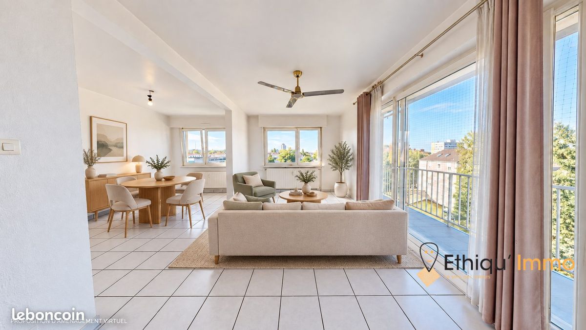 Appartement 3 pièces 74 m² · à Mulhouse · 74 m² · 111 300 €