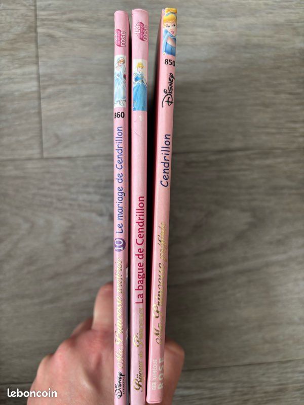 Lot de 3 livres Bibliothèque rose sur Cendrillon (image 3)