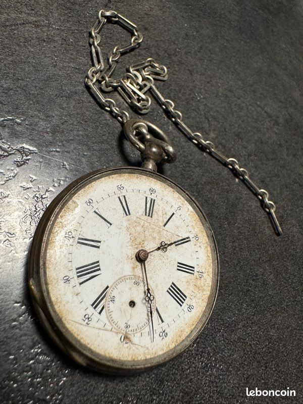 Montre Gousset Cylindre Cylindre Huit Rubis Histoire Montre à