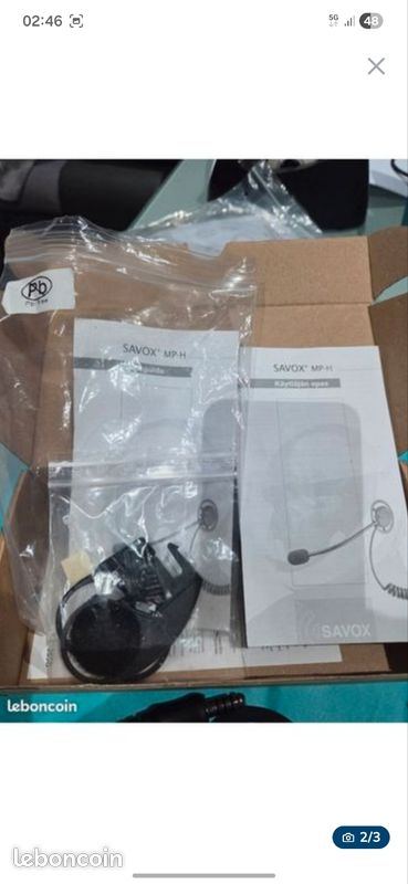 Casque micro SAVOX MP-H Professionnel (image 2)
