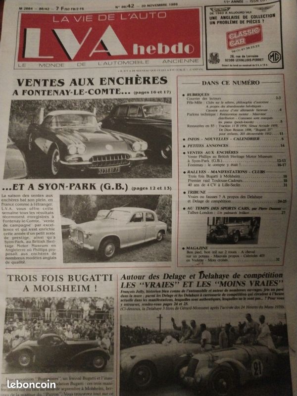 Lot de revues la vie de l auto (image 1)