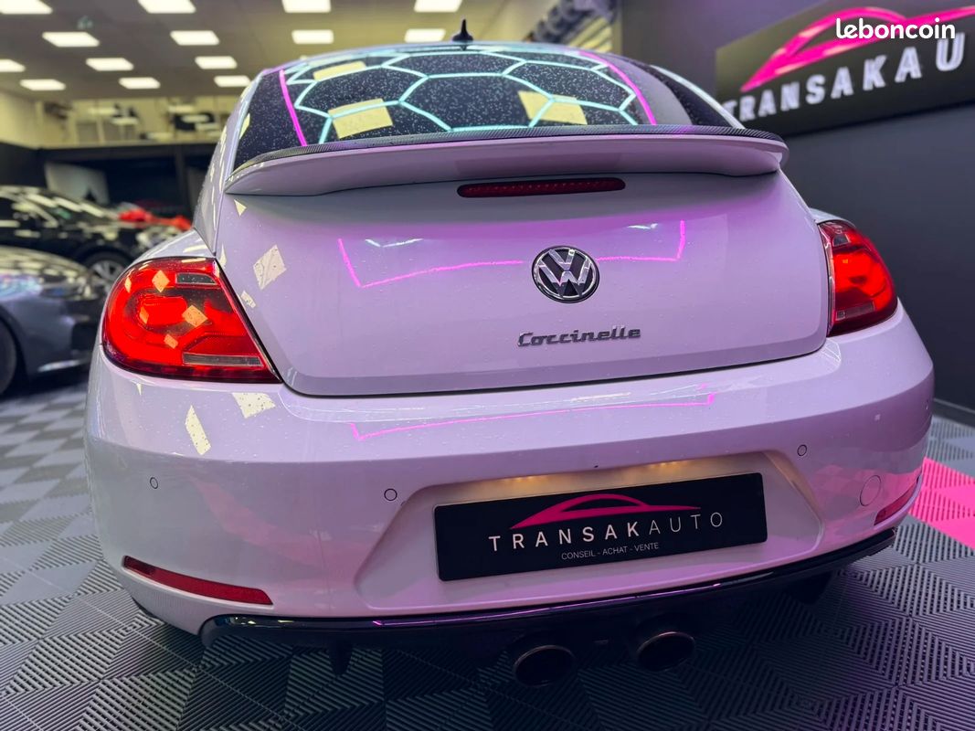 VOLKSWAGEN COCCINELLE 2.0 TSI 200 White Turbo DSG6 - Jantes 20" - Historique d'entretien - Moteur à chaine - (image 4)