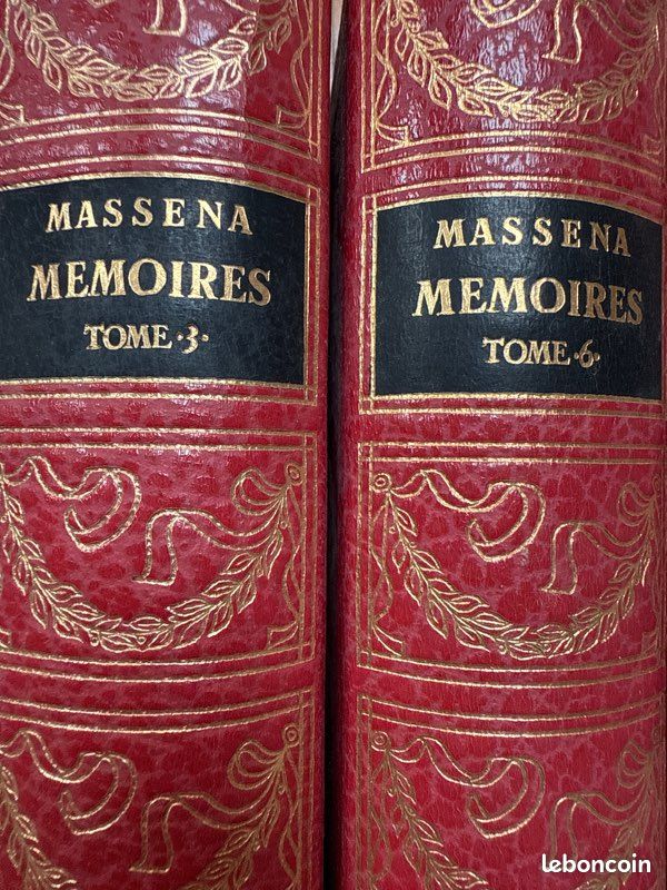 Mémoires De Massena - Édition De Luxe Limitée Jean De Bonnot 1966 - 6 Tomes + 1 - Très Belle Occasion
