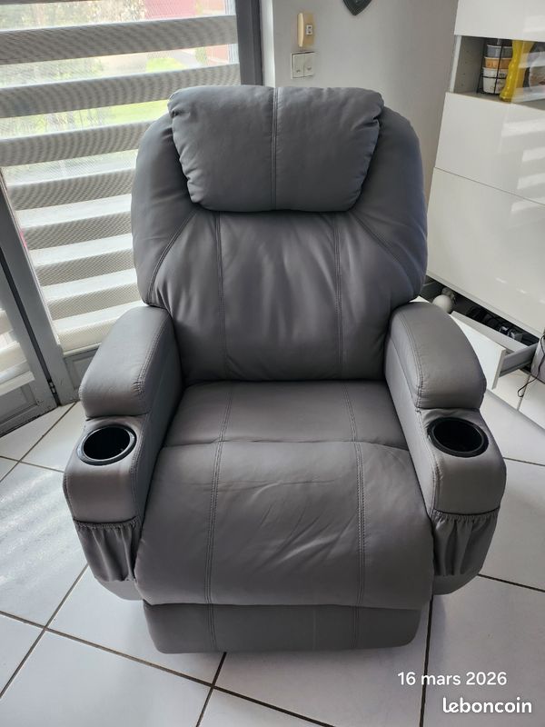 Vend fauteuils simili cuir (image 5)