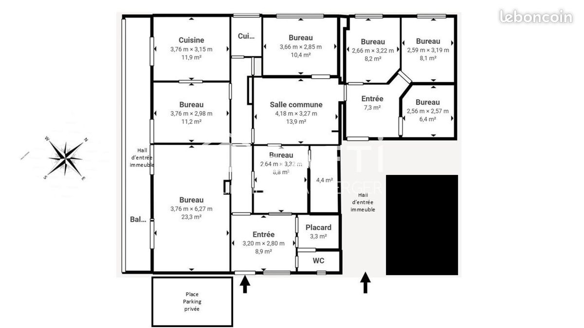 Appartement 11 pièces 140 m² (image 14)