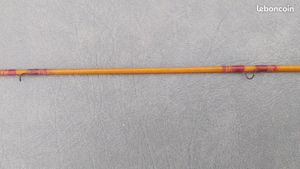 Canne à Pêche à La Mouche R.L. Winston 664 En Fibre De Verre - état Neuf - époque SAN