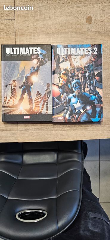 Lot 2 Comics Marvel Icons : Ultimates 1 & 2 - Intégrale Mark Millar (image 1)