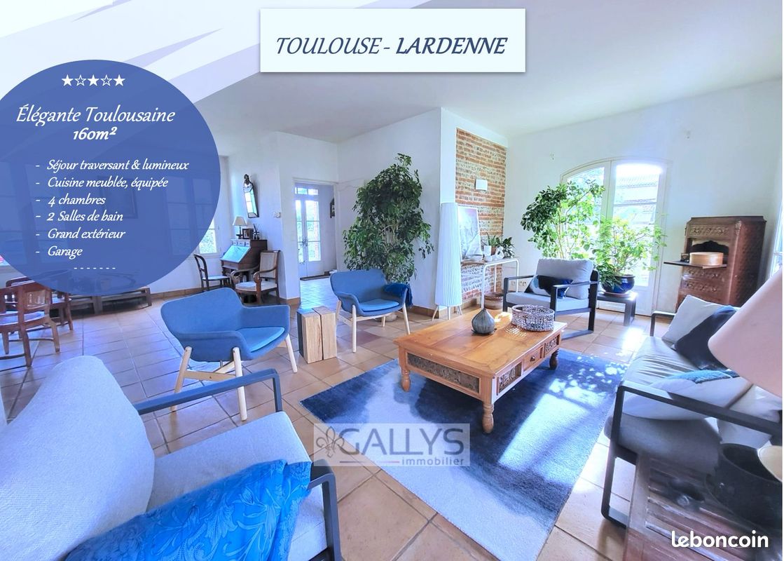 Maison 5 pièces 164 m² · à Toulouse · 164 m² · 530 000 €