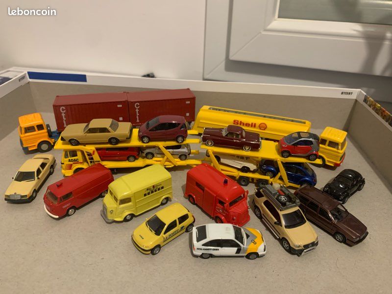 lot vehicules ho pour reseau ferroviaire