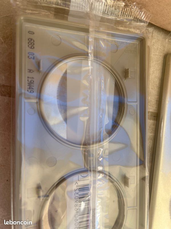 Plaque Triple Legrand CELIANE Aluminium Anodisé - Neuve