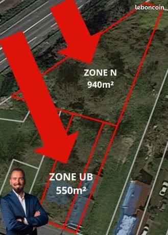 Terrain 1 500 m² Maing