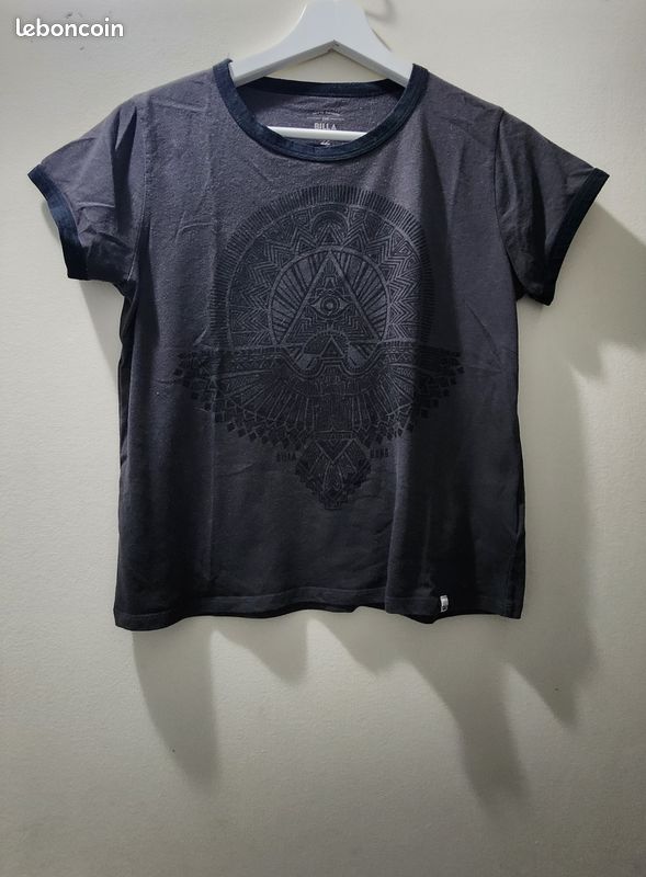 Tee-shirt gris/marron BILLABONG (image 1)