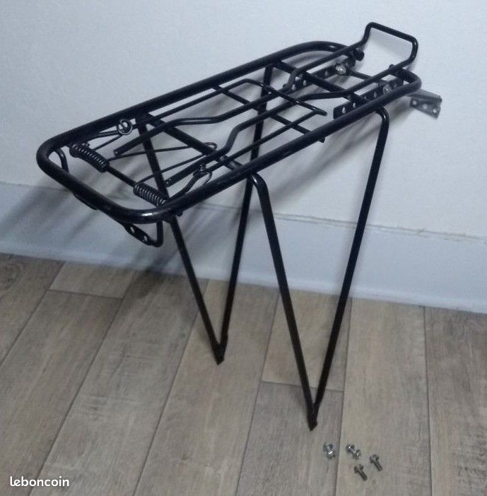 Porte-bagages Arrière Vélo Universel – Acier, Argent – Neuf, Pour Transporter Vos Affaires