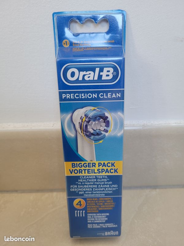 Pack De 2 Brossettes Oral-B Cross Action - Sous Blister Neuf