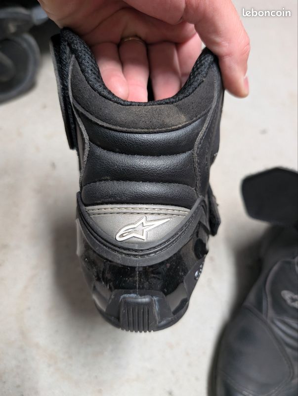 Bottine moto Alpinestars SMX 1R noir T42 (image 2)