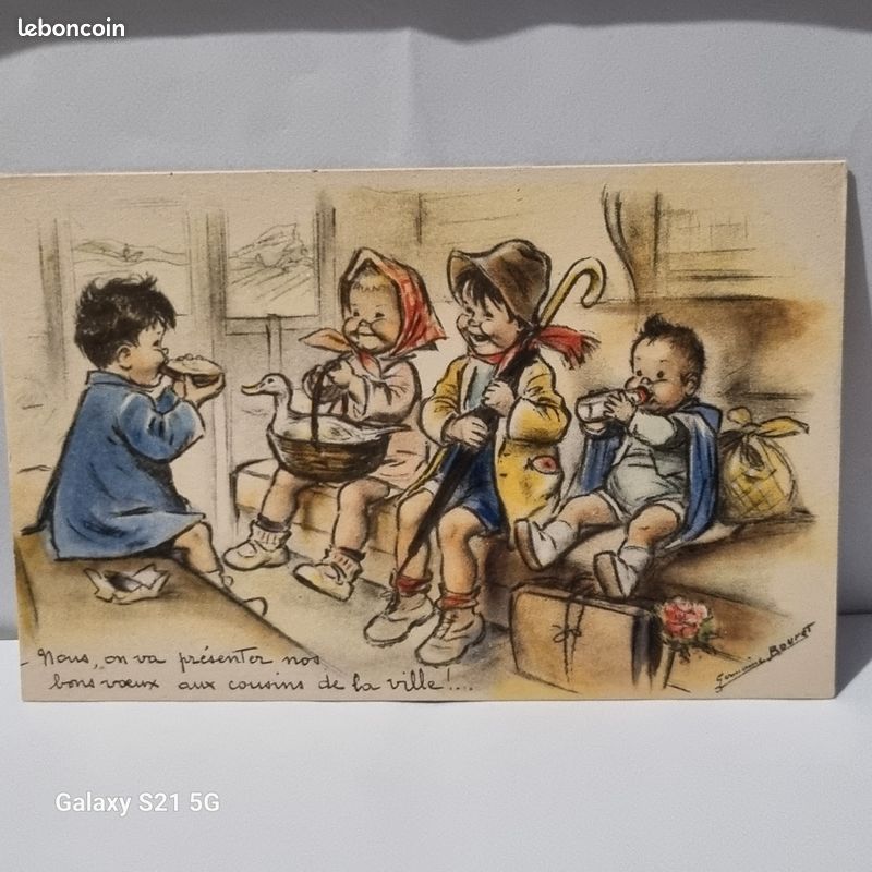 CARTE POSTALE GERMAINE Bouret - Collection les authentiques et les imaginaires EUR 2,00 - FR