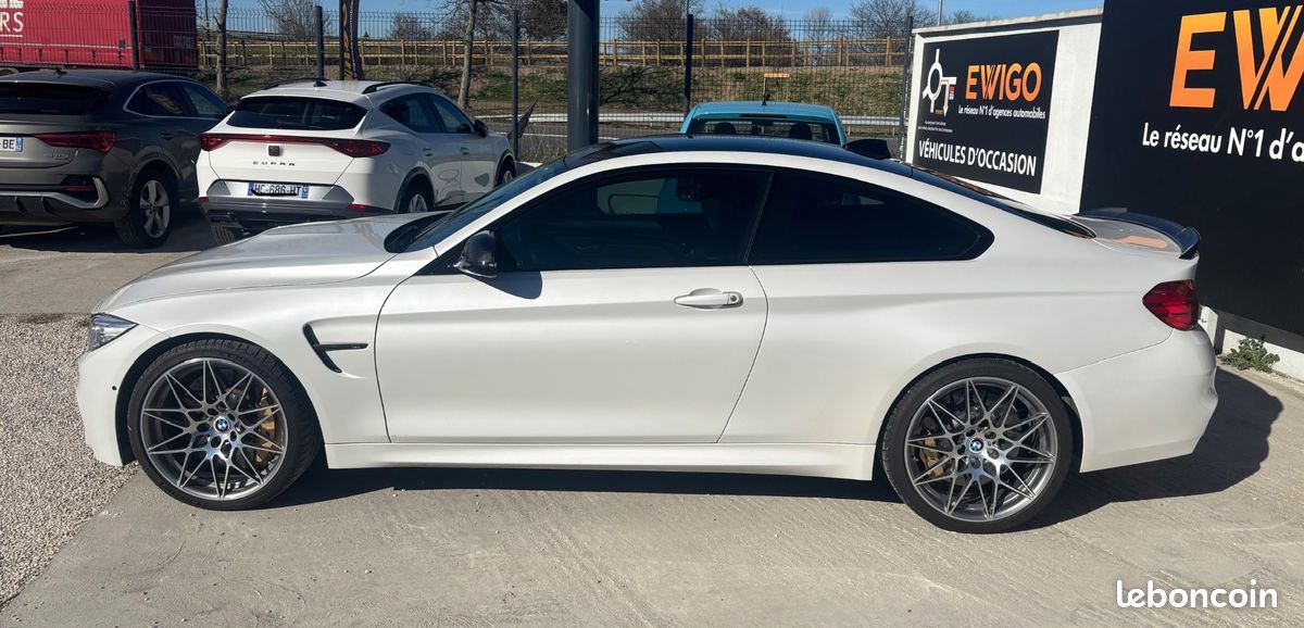 BMW M4 COUPE 3.0 450 CH PACK COMPETITION M DKG/ ORIGINE FRANCE/ ENTRETIEN BMw (image 2)